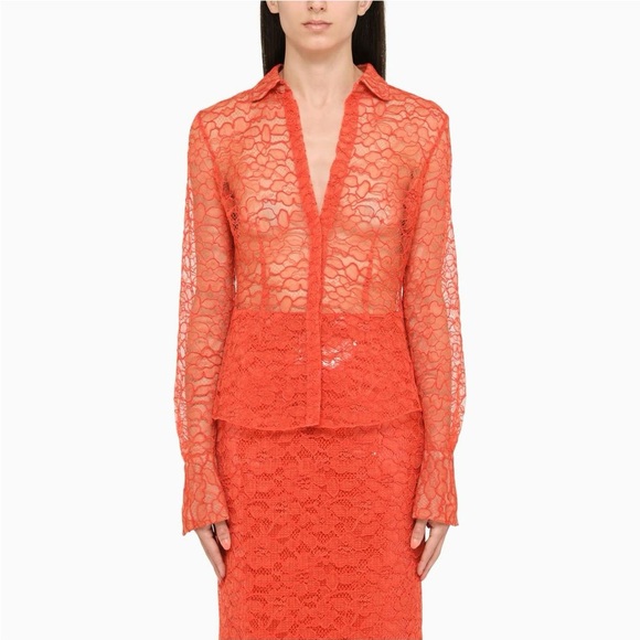 Laquan Smith lace shirt and sequin lace skirt.Brand new! - Picture 3 of 10